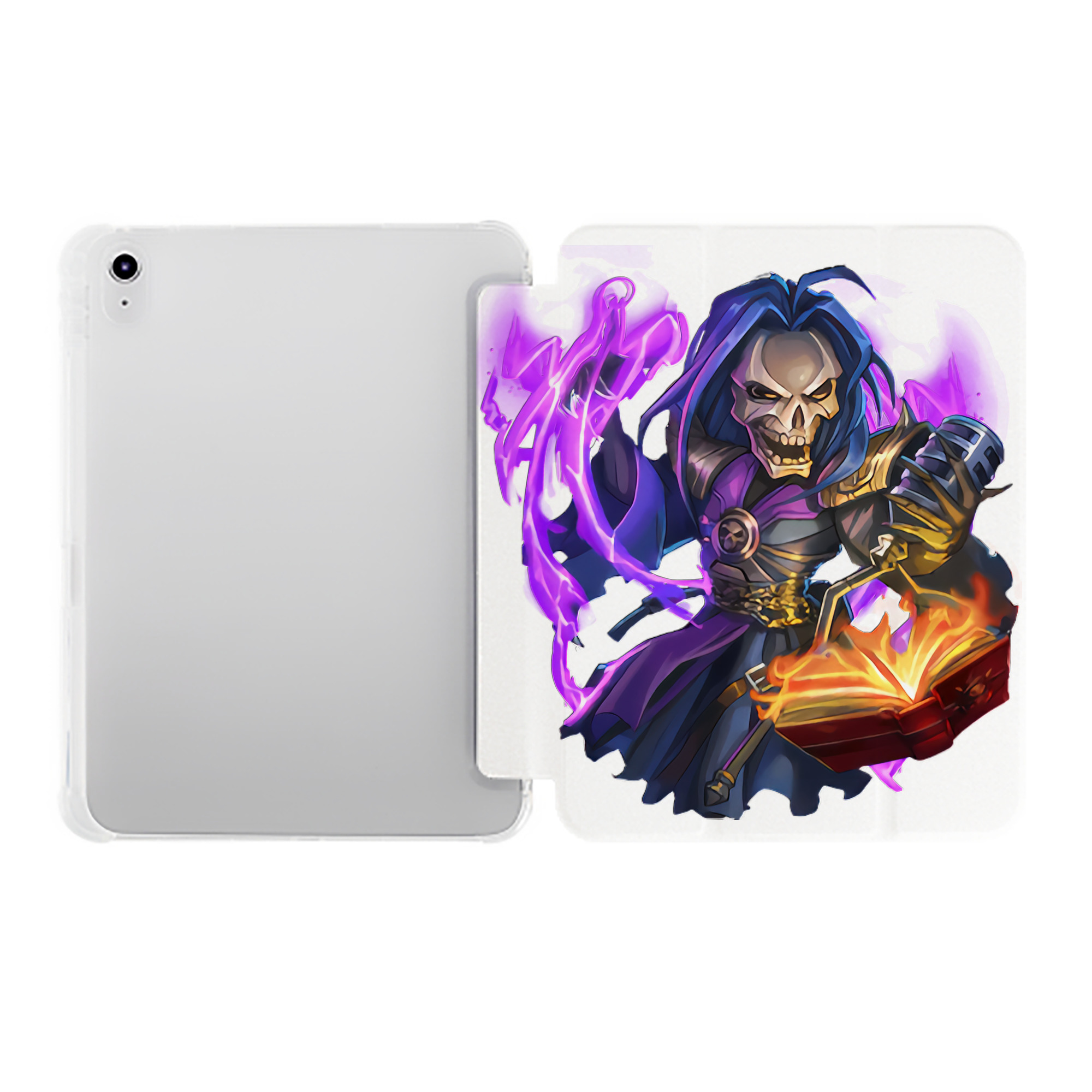 （画像用） リーグ・オブ・レジェンド League of Legends LOL IPad ケース ペン収納付き 三つ折りスタンド PUレザー×シリコン 対応機種9.5/10.5/10.9インチ